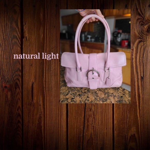 COACH Vintage Soho Satchel in pink Y2k - Picture 9 of 12